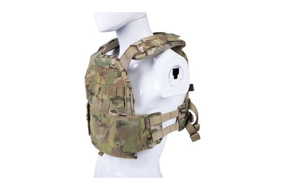 Agilite K Zero Plate Carrier in Multicam has a low profile design.